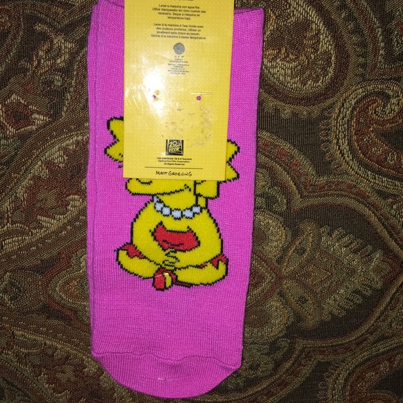 Lisa Simpson socks - Picture 2 of 2